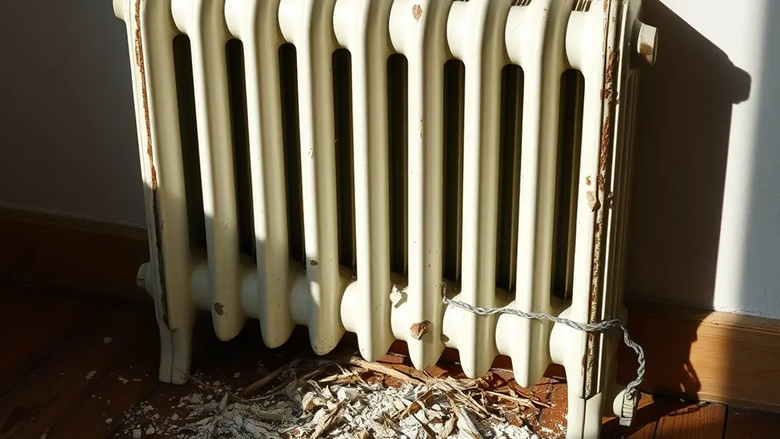 Radiateur rouillé