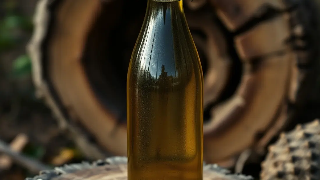 Bouteille de trapco avec tuyau de raccordement.