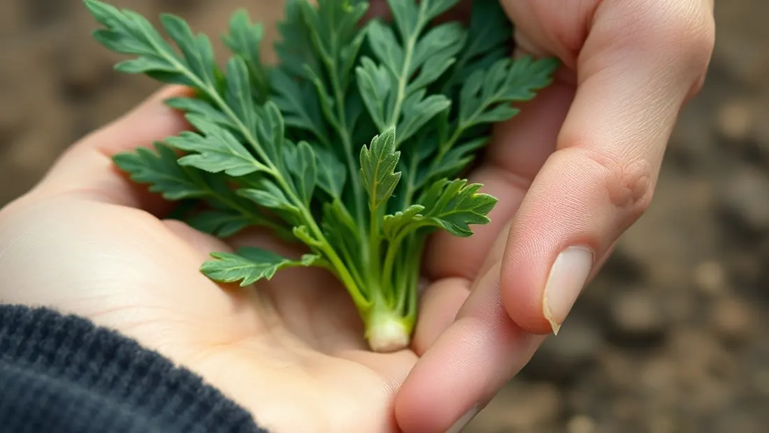Graine de haricot vert prête à être plantée.
